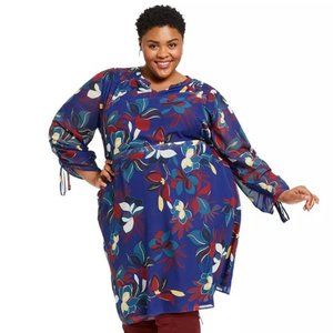 Plus Size East Adeline by Dia & Co Chiffon Dress